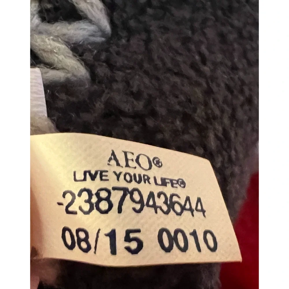 American Eagle Fleece Blanket Logo Red Blue 2015 Throw Blanket 48